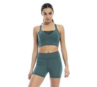 Shambhala Barcelona Osi Bra/Sujetador Deportivo De Poliéster De Plástico Reciclado, Mujer, Verde Bosque, Extra Large