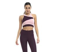 Shambhala Barcelona Prani Bra/Sujetador Deportivo De Poliéster De Plástico Reciclado Prani Bra/Sujetador Deportivo De Poliéster De Plástico Reciclado, Mujer, Morado y Rosa, Large