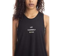 Shambhala Barcelona Zoe Tank - Shine/Camiseta Sin Mangas Zoe Tank - Shine/Camiseta Sin Mangas, Mujer, Negro, Extra Large