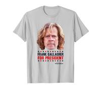 Shameless For President Camiseta, Hombre, Plata, S