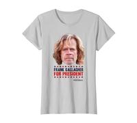 Shameless For President Camiseta, Mujer, Plata, S