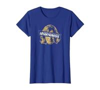 Shameless Frank Cover Up Camiseta, Mujer, Azul Real, M