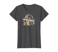 Shameless Frank Cover Up Camiseta, Mujer, Jaspeado Oscuro, XS