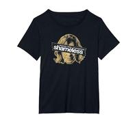 Shameless Frank Cover Up Camiseta, Mujer Tallas Grandes, Negro, 2XL Grande