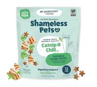 Shameless Pets Crunchy Cat Treats Catnip N Chill 1 paquete de 12 onzas