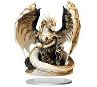 Shamoparty Adorno Animal para Oficina, apartamento o hogar: dragón Negro Dorado de acrílico, figurita acrílica en 2D, Pieza Decorativa Plana, decoración Medieval con Dragones