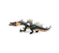 Shamoparty Modelo de caballito de mar gris con boca móvil, juguete para niños, dragón mítico para niños, decoración del hogar, regalo de cumpleaños