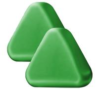 Shampoo Bar 2pcs Triángulo de la naturaleza Usman Grass Green Jabón Green Champú calmar y fortalecer el cabello para mujeres y hombres