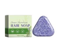 Shampoo Bar for Thinning Hair - Strengthening Volumizing Hair Soap, Oil Control Scalp Repair Solid Shampoo for Fuller Look Stronger Strands Gentle Daily Use Care Compact 120g Bar Travel Friendly