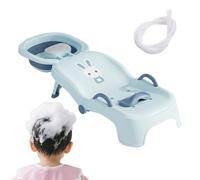 Shampoo Chair - Foldable Hair Washing Recliner, Adjustable Ergonomic Rinser, Anti-Slip Bathroom Salon Seat, Tear-Free Bathing Station, Portable Children's Spa Lounge | For Boys & Girls