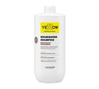 ALFAPARF MILANO Yellow Champú nutritivo nutritivo profesional para cabello seco, alimentado por aceites de argán y coco, diseñado para una limpieza suave (1000 ml)