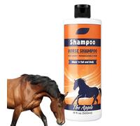 Shampoo Per Criniera Equina - Detergente Condizionante Da 500 Ml, Formula Delicata Districante | Gloss Boost Toelettatura Durante I Bagni Per La Pelle Sensibile Spettacolo Equestre Sessioni Nella Scud