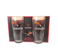 Shamrock Gift Company Guinness - Juego de 2 vasos de pinta con diseño de tucán volador