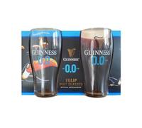 Shamrock Gift Company Guinness - Vaso de pinta al 0 %, paquete de 2 en funda