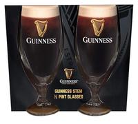 Shamrock Gift Company Guinness - Vasos con tallo de media pinta - Paquete de 2