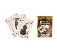 Shamrock Gift Company Juego de cartas con temática Titántico, reina del océano, 54 cartas de juego con imágenes que capturan la historia del Titanic