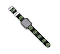 Shamrock Lucky St Patricks Day - Correa de reloj compatible con Apple Watch, correas de silicona de repuesto, 42mm/44mm, Silicona, Sin piedra preciosa