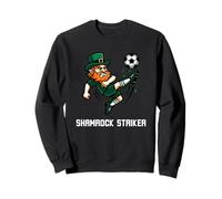 Shamrock Striker Leprechaun Soccer, Día de San Patricio, Divertido Sudadera