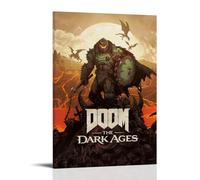 SHAMWZ Doom The Dark Ages Arte de Pared Impresión de Imagen Moderna Habitación Familiar Decoración 24 x 36 Pulgadas (60 x 90 cm)