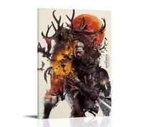 SHAMWZ The Witcher 3 Wild Hunt Poster Pintura Decorativa Lienzo Arte de Pared Salón Póster Dormitorio Pintura 20 x 30 Pulgadas (50 x 75 cm)