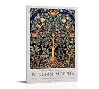 SHAMWZ William Morris Tree of Life Póster Mural Pintura Decorativa Lienzo Arte de Pared Salón Póster Dormitorio Pintura 08 x 12 pulgadas (20 x 30 cm)