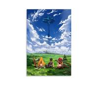 SHAMWZ Xenoblade Chronicles 2 Fantasy Landscape Poster Pintura Decorativa Lienzo Arte de Pared Salón Póster Dormitorio Pintura 08 x 12 pulgadas (20 x 30 cm)