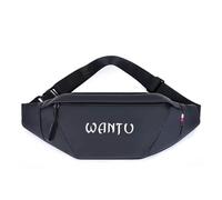 SHANBOYU riñonera Cinturón De Cintura Impermeable Cinturón De Carrera con Cintura Ajustable para Deportes Que Corren Perros para Caminatas-Negro