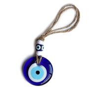 ShanBye Ojo Turco Azul,Mal de Ojo Regalo de Bendición 5 cm Colgante de Amuleto Proteccion Encantos de Buena Suerte para Colgar Amuleto de la Suerte para Decoración del Hogar Oficina y Coche