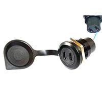 SHANFEILU Adaptador USB 3.1 tipo C roscado, acoplador dual hembra a doble hembra, 10 Gbps, color negro con cubierta antipolvo