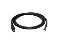 SHANFEILU Cable coletas alimentación DC 5.5mm x 2.1mm Macho Enchufe a Cable Desnudo Cable de alimentación Extremo Abierto Cable reparación 16 AWG Conector Barril Pigtail 3 pies