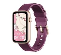 Shang Wing Reloj Inteligente Mujer,Pulsera Inteligente con Oxímetro, IP68 Impermeable,DIY Esfera Reloj, Monitor Sueño, Podómetro, Pulsómetro Smartwatch Mujer para Android iOS