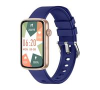 SHANG WING Reloj Inteligente para Mujer con Oxímetro, IP68 Impermeable, DIY Esfera, Monitor Sueño, Podómetro, Pulsómetro, Smartwatch para Android iOS (Azul)
