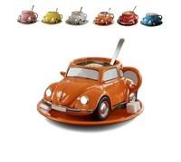 SHANGAN Taza de café con forma de escarabajo, regalo creativo for los entusiastas del escarabajo, una taza de café con forma de automóvil adecuada for los entusiastas de los automóviles y una taza