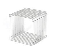 SHANGDAOYU Mesa Auxiliar de Metal, Impermeable Pequeñas Mesas Auxiliares de Café de Sofá, for Sala de Estar Dormitorio Balcón y Oficina, Se Puede Montar en la Pared(30cm/11.8in)
