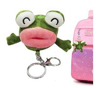 shangjia 2 Rana Peluche,Rana Peluche Esponjoso con Boca Gran- Llaveros Animales Peluche Modelado Dibujos Animados Lindo para Regalo cumpleaños Mochila