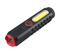 shangjia flash súper brillantes - Linterna LED recargable alta potencia 280 lúmenes,Linternas atracción magnética mejoradas con 3 modos, luz flash resistente al a para acampar
