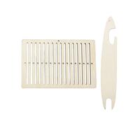 shangjia Telar Madera, cinturón Tejido álamo, Kit Herramientas Telar Madera Brillante Menos Rebabas Accesorios Tejido para niños, Amigos