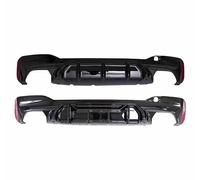 SHANGSHUAI Difusor Parachoques Trasero para BMW 5 Series G30/G38 2018+, ABS Placa de Alerón Divisor Aleta de Tiburón Chasis Antiarañazos Protector Accesorios