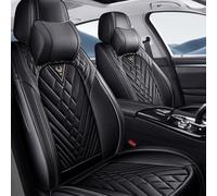 SHANGSHUAI Funda Asientos Coche para Renault Laguna II 2001-2007, Juegos Completo De Cubreasientos con Respaldo Bolsa de Almacenamiento Protector Accesorios,B/Luxury(with 2 headrests)-B/Black