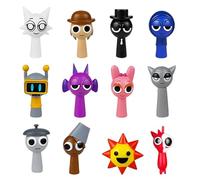 SHANHUHAI 12 figuras de acción de 6 cm, juguetes infantiles coloridos, perfectos como regalo de Navidad para niños y niñas amantes de los videojuegos (A)