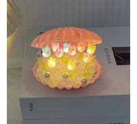 SHANJIA Lámpara Nocturna De Tulipanes LED, Lámpara Nocturna De Tulipanes DIY De 16 flores,Lámpara Nocturna,Decoración De Lámparas De Tulipanes (Multicolor, DIY)