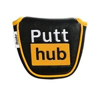 Shanker Golf Funda para Putter - PuttHub Funny Mallet Putter Cover - Tour Grade PU Leather Headcover - Funny Headcover para Palos de Golf golfistas - Idea de Regalo de Golf
