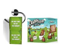 Shanker Golf Papel higiénico, divertido regalo de golf para malos golfistas, regalo de broma de golf para el baño, papel higiénico impreso en broma en caja de regalo novedosa, ideas de regalo de golf