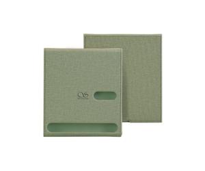 SHANLING EC Play - Funda de piel sintética para reproductor de CD portátil, diseño retro, cierre magnético, color verde