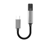 Shanling UA Mini USB DAC con pantalla LED, cable de audio, amplificador de auriculares de alta resolución de 3,5 mm para smartphones/PC/portátiles/gamer