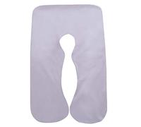 SHANNA Funda de Almohada del Cuerpo del Embarazo, Funda de Almohada de Maternidad de algodón en Forma de U 80 * 155 cm (Gris)