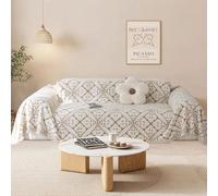 SHANNA Fundas Sofa Cubre Sofa, Chenilla con Doble Cara Funda de Sofa 2 3 4 Plazas Chaise Long, Protector de Muebles para Perros, Antideslizante Antimanchas Protector, Cálida Decorativa para El Hogar