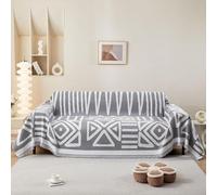 SHANNA Fundas Sofa Cubre Sofas Universal, Chenilla con Doble Cara Fundas para Sofas 2 Plazas, Protector de Muebles para Perros, Antideslizante Antimanchas Protector Fundas de Sofa