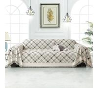 SHANNA Fundas Sofa Cubre Sofas Universal, Chenilla con Doble Cara Fundas para Sofas 2 y 3 Plazas, Protector de Muebles para Perros, Antideslizante Antimanchas Protector Fundas de Sofa