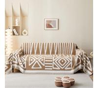 SHANNA Fundas Sofa Cubre Sofas Universal, Chenilla con Doble Cara Fundas para Sofas 3 Plazas, Protector de Muebles para Perros, Antideslizante Antimanchas Protector Fundas de Sofa